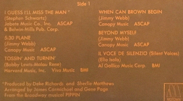 The Supremes - The Supremes Produced And Arranged By Jimmy Webb