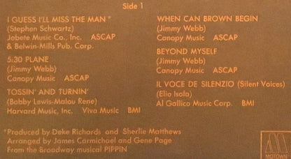 The Supremes - The Supremes Produced And Arranged By Jimmy Webb