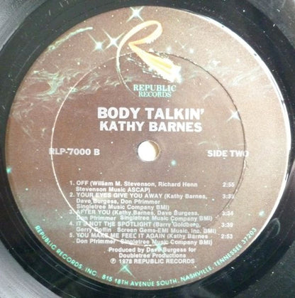 Kathy Barnes - Body Talkin'