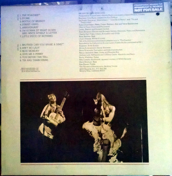 Ronnie Lane's Slim Chance - secondary