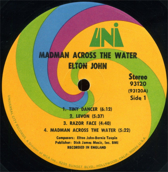 Madman Across The Water - secondary
