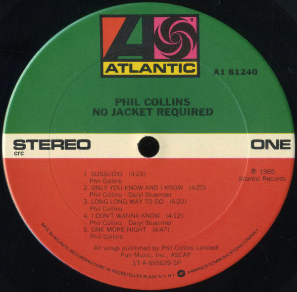 No Jacket Required - secondary