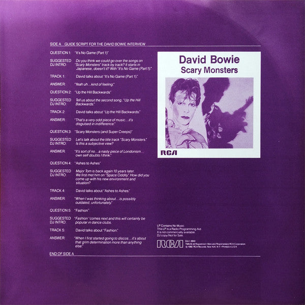 David Bowie - The David Bowie Interview