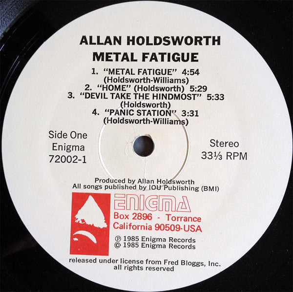 Metal Fatigue - secondary