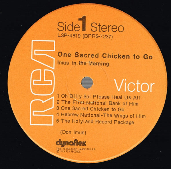 One Sacred Chicken To Go - secondary