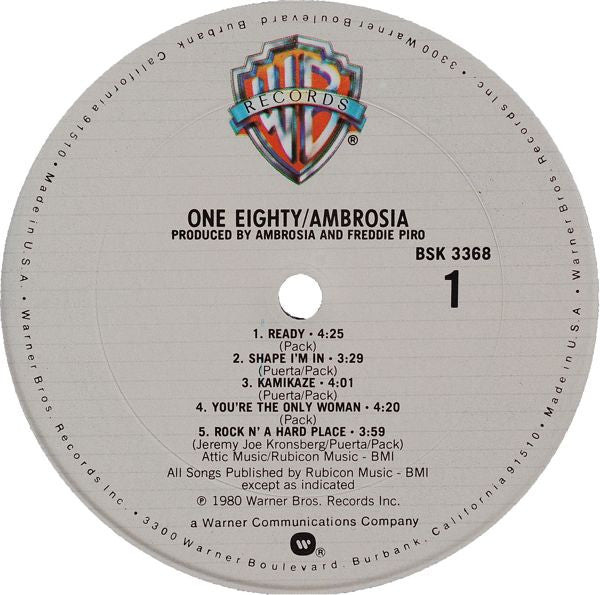 One Eighty - secondary