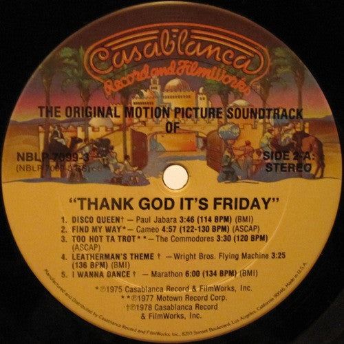Thank God It's Friday (The Original Motion Picture Soundtrack) - secondary