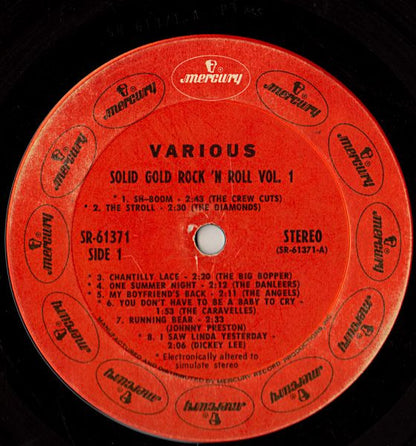 Solid Gold Rock 'N' Roll Volume 1 - secondary