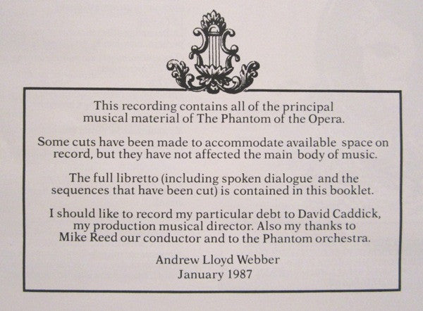 The Phantom Of The Opera - secondary