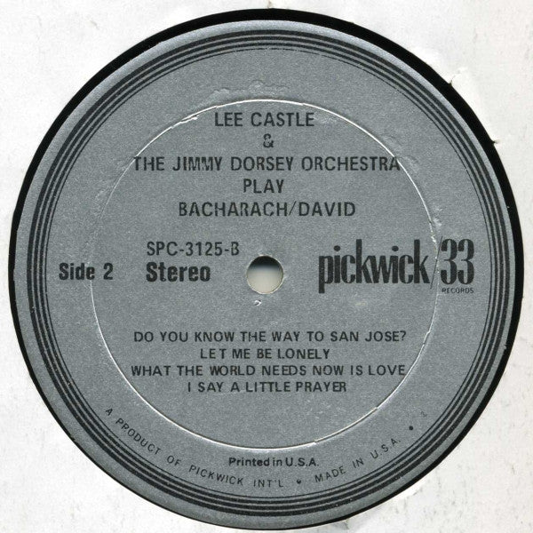 Lee Castle & The Jimmy Dorsey Orchestra Play Bacharach/David - secondary