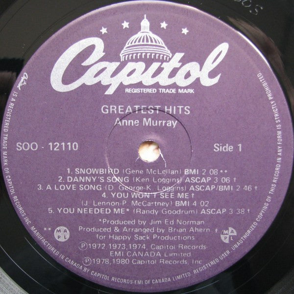 Anne Murray - Anne Murray's Greatest Hits
