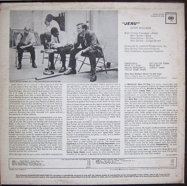 Gerry Mulligan - Jeru