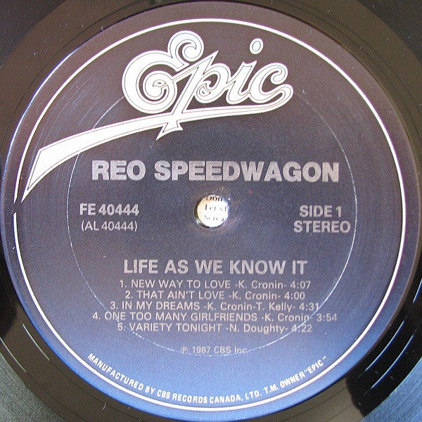 REO Speedwagon - Life As We Know It