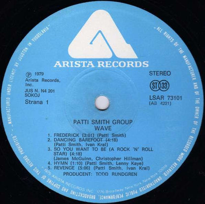Patti Smith Group - Wave
