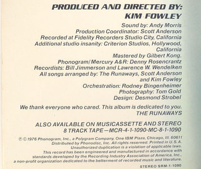 The Runaways - secondary