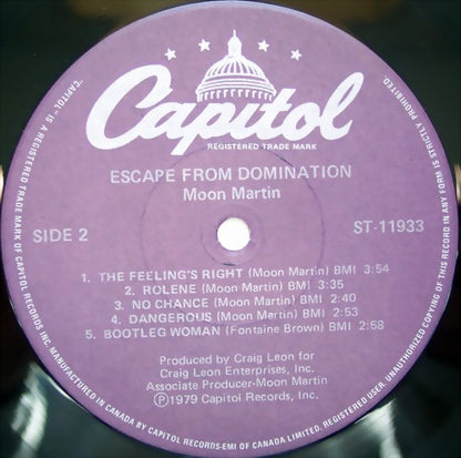 Moon Martin - Escape From Domination
