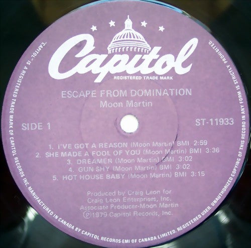 Moon Martin - Escape From Domination
