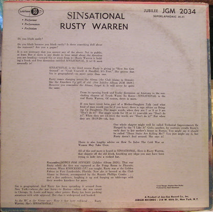 Rusty Warren - Sinsational