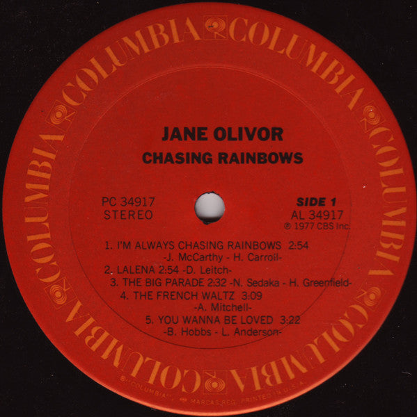 Jane Olivor - Chasing Rainbows