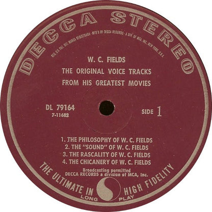 W.C. Fields - The Original Voice Tracks From His Greatest Movies