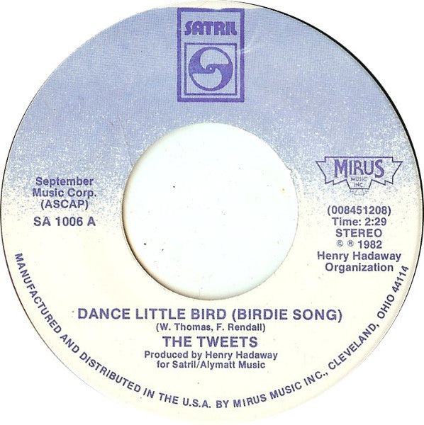 Dance Little Bird (Birdie Song) - secondary