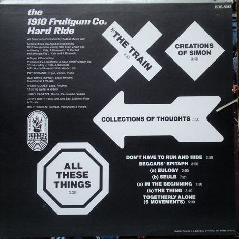 1910 Fruitgum Company - Hard Ride