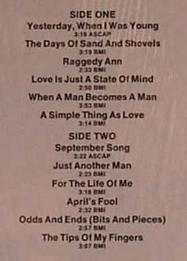 Yesterday, When I Was Young - secondary