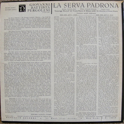 Giovanni Battista Pergolesi - La Serva Padrona