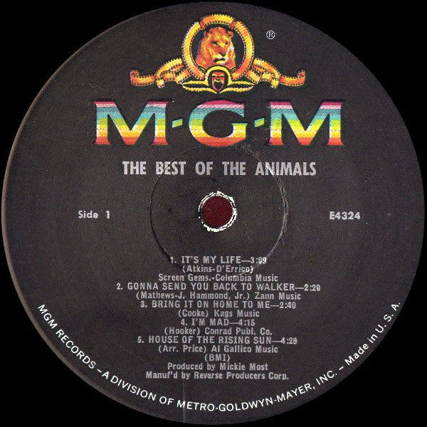 The Best Of The Animals - secondary