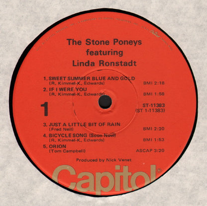 The Stone Poneys, Linda Ronstadt - The Stone Poneys Featuring Linda Ronstadt