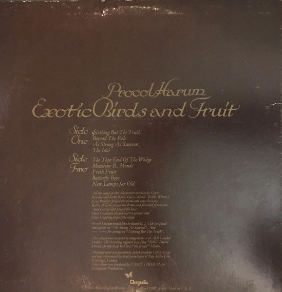 Exotic Birds And Fruit - secondary