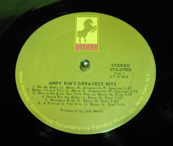 Andy Kim's Greatest Hits - secondary