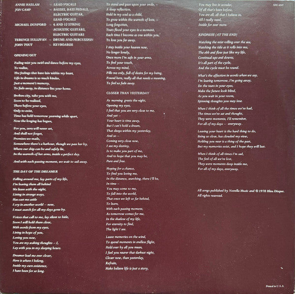 A Song For All Seasons - secondary