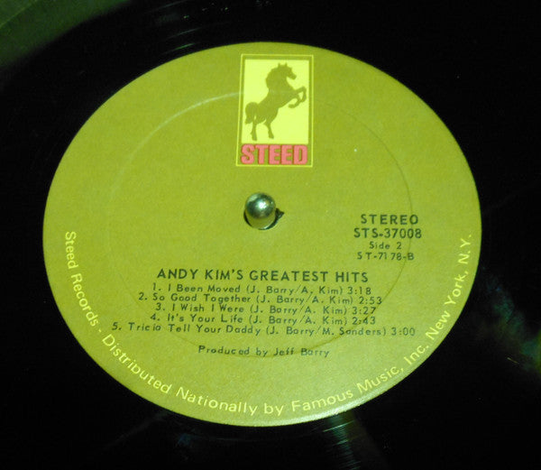 Andy Kim's Greatest Hits - secondary