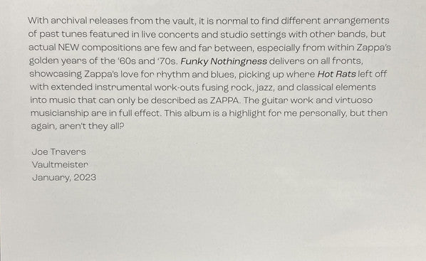 Funky Nothingness - secondary