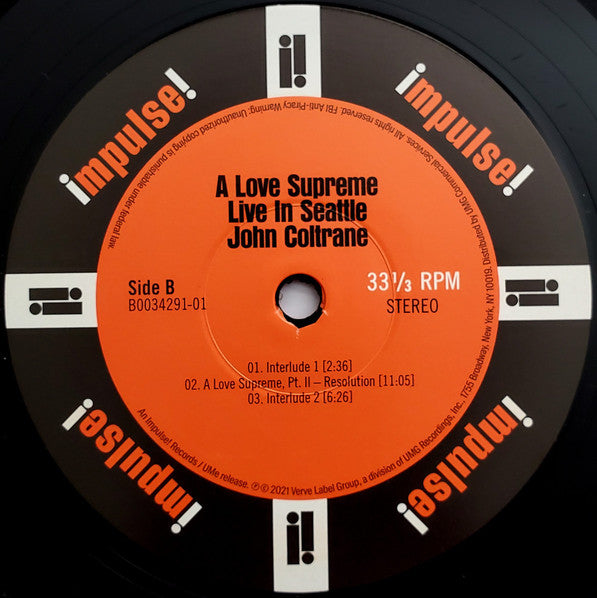 A Love Supreme: Live In Seattle - secondary