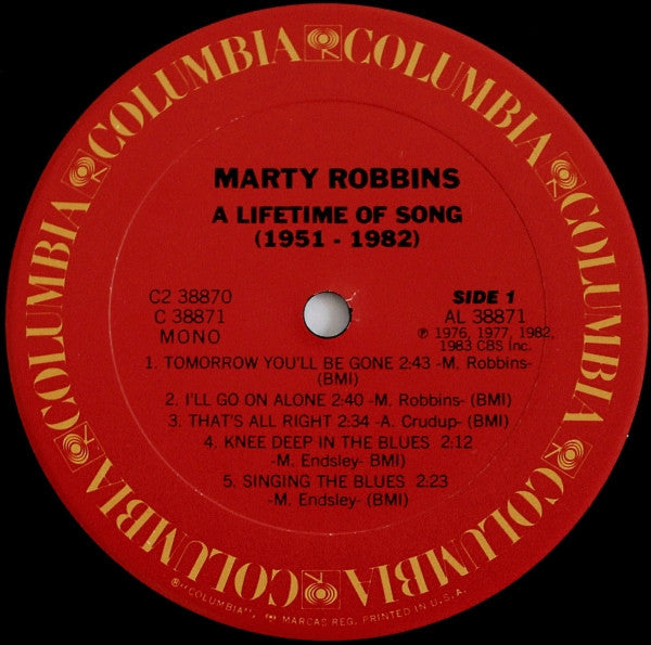 A Lifetime Of Song 1951-1982 - secondary
