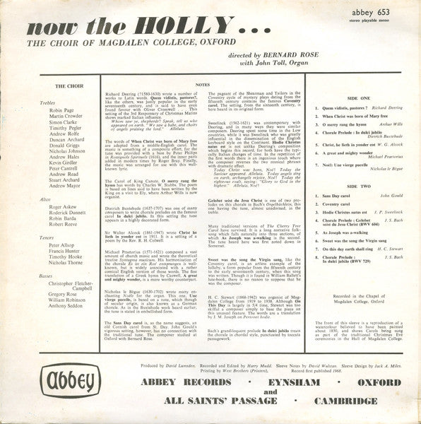 Now The Holly... - secondary
