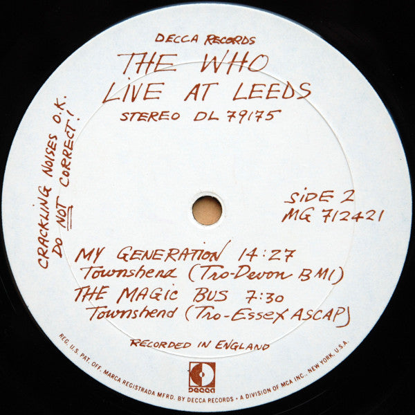 The Who - Live At Leeds