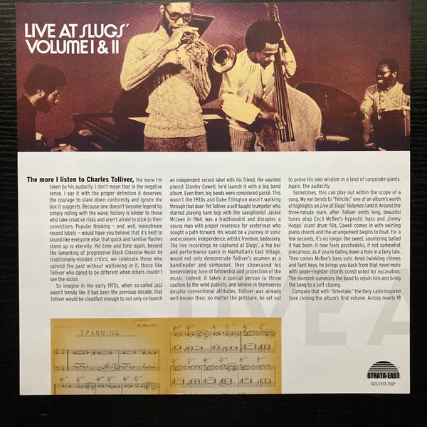 Live At Slugs' I & II - secondary
