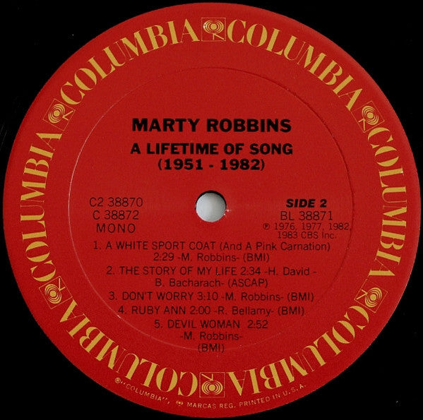 A Lifetime Of Song 1951-1982 - secondary