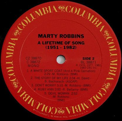 A Lifetime Of Song 1951-1982 - secondary
