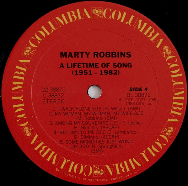 A Lifetime Of Song 1951-1982 - secondary