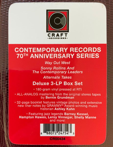 Go West! The Contemporary Records Albums - secondary