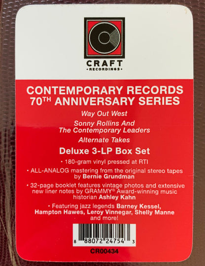 Go West! The Contemporary Records Albums - secondary