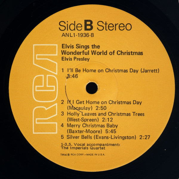 Elvis Sings The Wonderful World Of Christmas - secondary