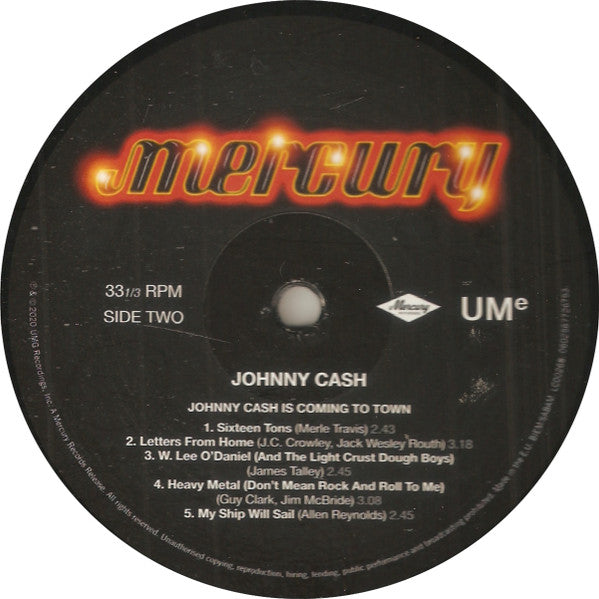 Johnny Cash Is Coming To Town - secondary