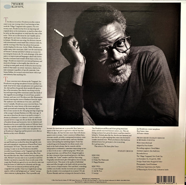 The State Of The Tenor (Live At The Village Vanguard Volume 1) - secondary