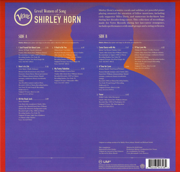 Great Women Of Song: Shirley Horn - secondary