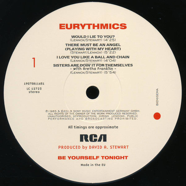 Be Yourself Tonight - secondary